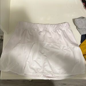 White Athletic Skirt